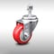 Service Caster 3.5 Inch SS Red Polyurethane Wheel Swivel 1/2 Inch Threaded Stem Caster SCC SCC-SSTS20S3514-PPUB-RED-121315 - alternate 1